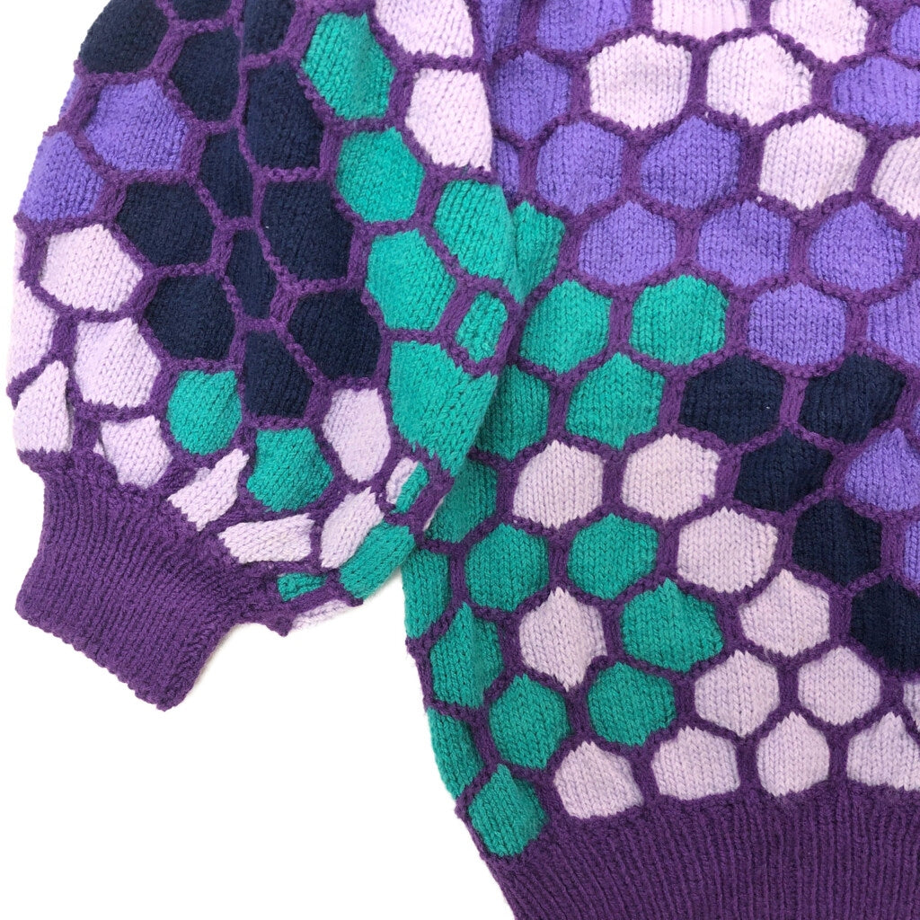 90s 3D Knit Sweater