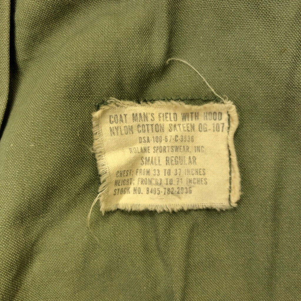 60s U.S. ARMY M-65 Field Jacket 2nd Military Jacket