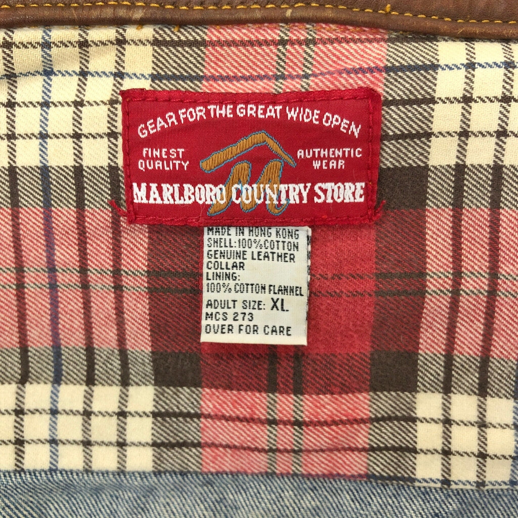 90s MARLBORO COUNTRY STORE Denim Jacket