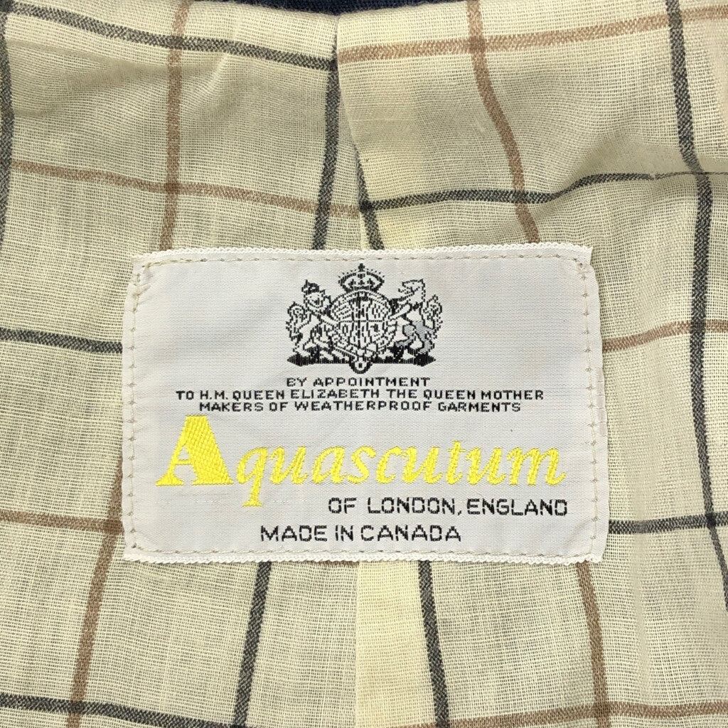 80s Aquascutum Balmacaan Soutien Collar Coat