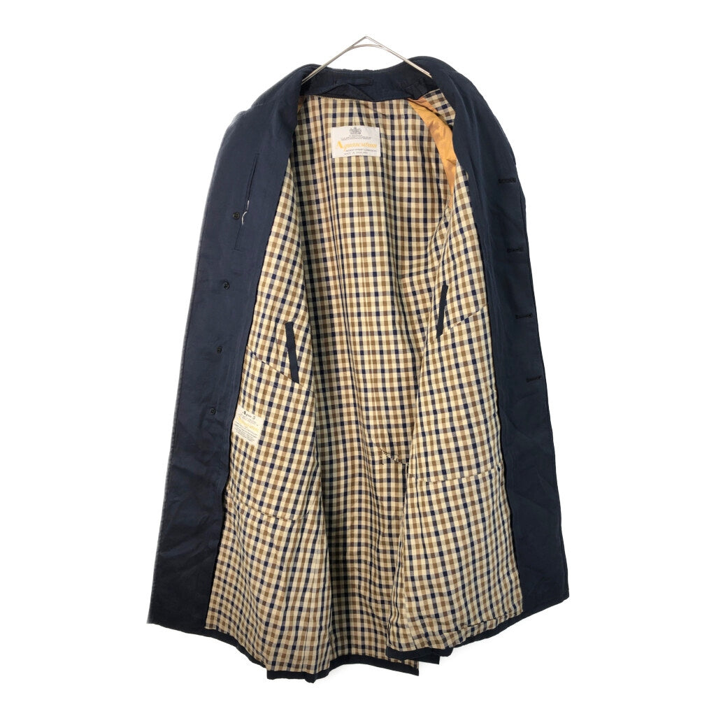 80s Aquascutum Balmacaan Soutien Collar Coat