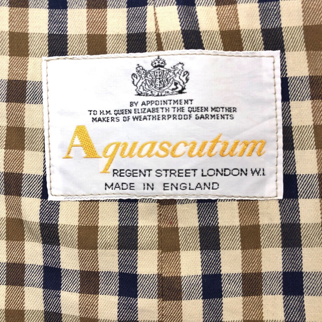 80s Aquascutum Balmacaan Soutien Collar Coat