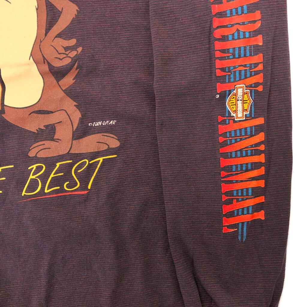 90s HARLEY DAVIDSON Character Long Sleeve T-Shirt