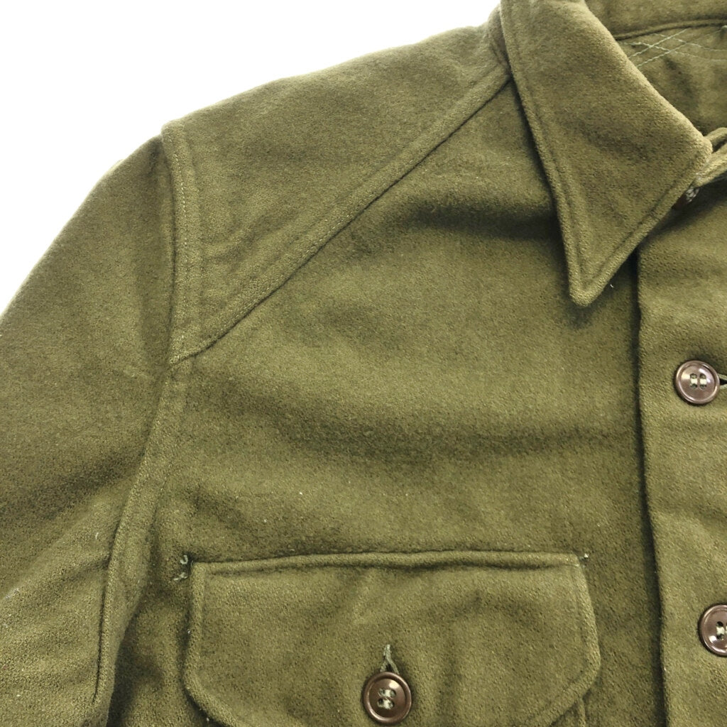 50s U.S. ARMY OG-108 Wool Field Shirt Military Shirt