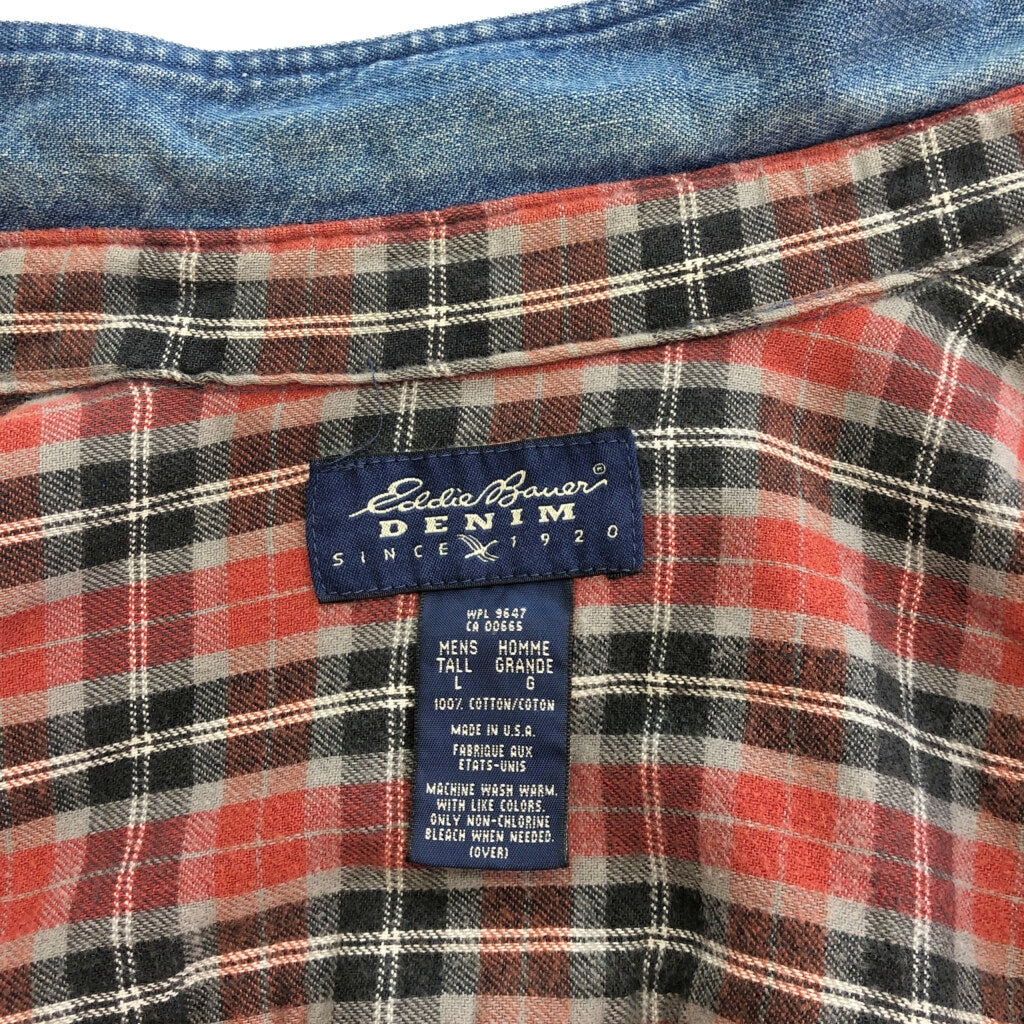 90s Eddie Bauer Denim Chambray Shirt