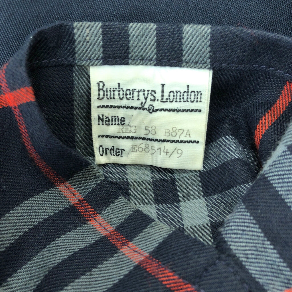 80s Burberrys Balmacaan Soutien Collar Coat