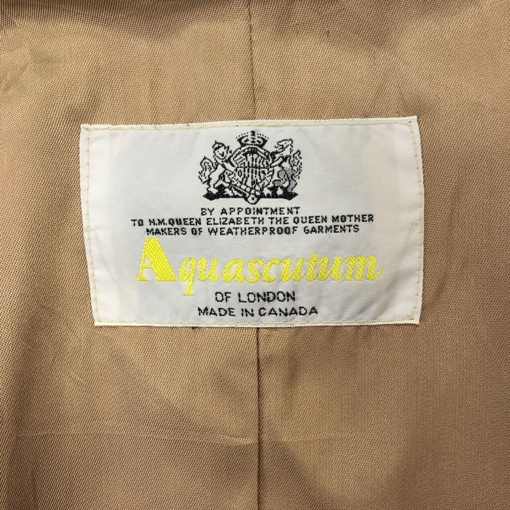 80s Aquascutum Balmacaan Soutien Collar Coat