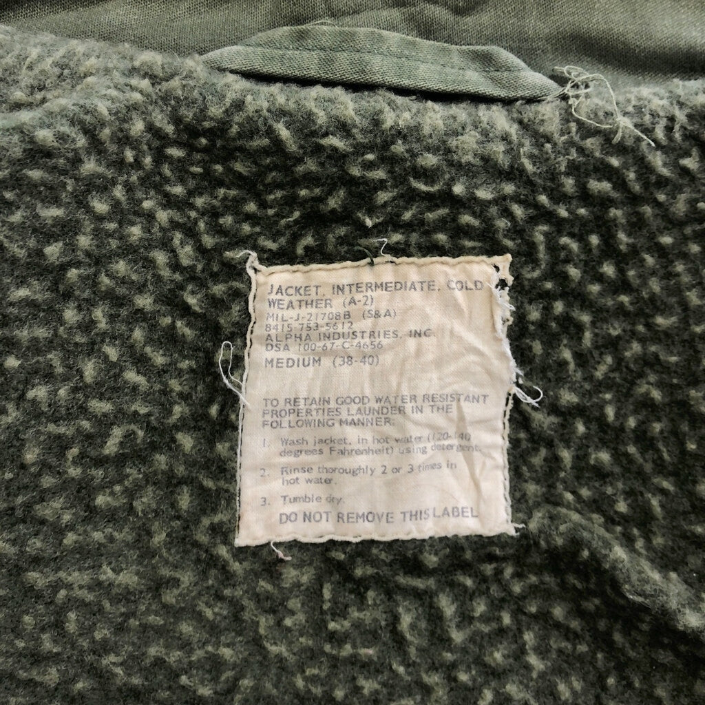 60s U.S. NAVY A-2 Deck Jacket Military Jacket