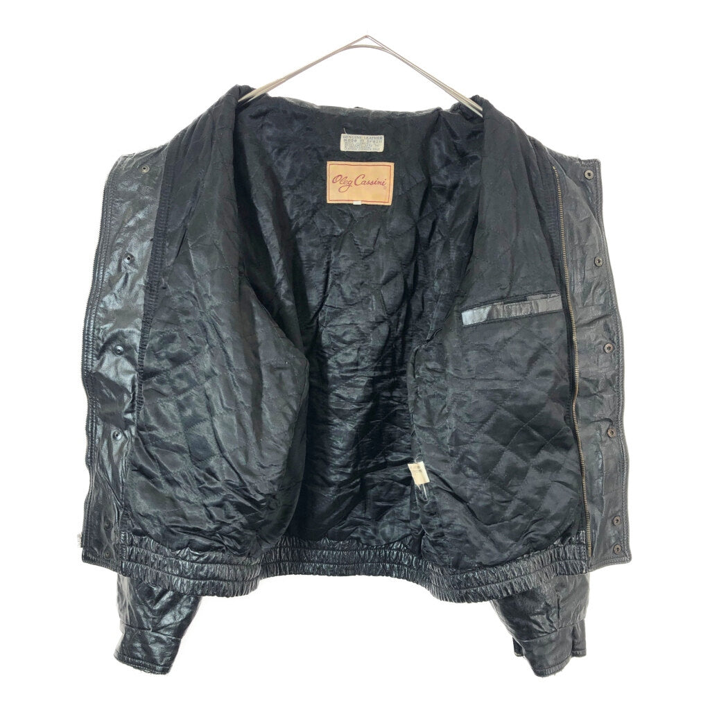 90s Oleg Cassini Leather Jacket