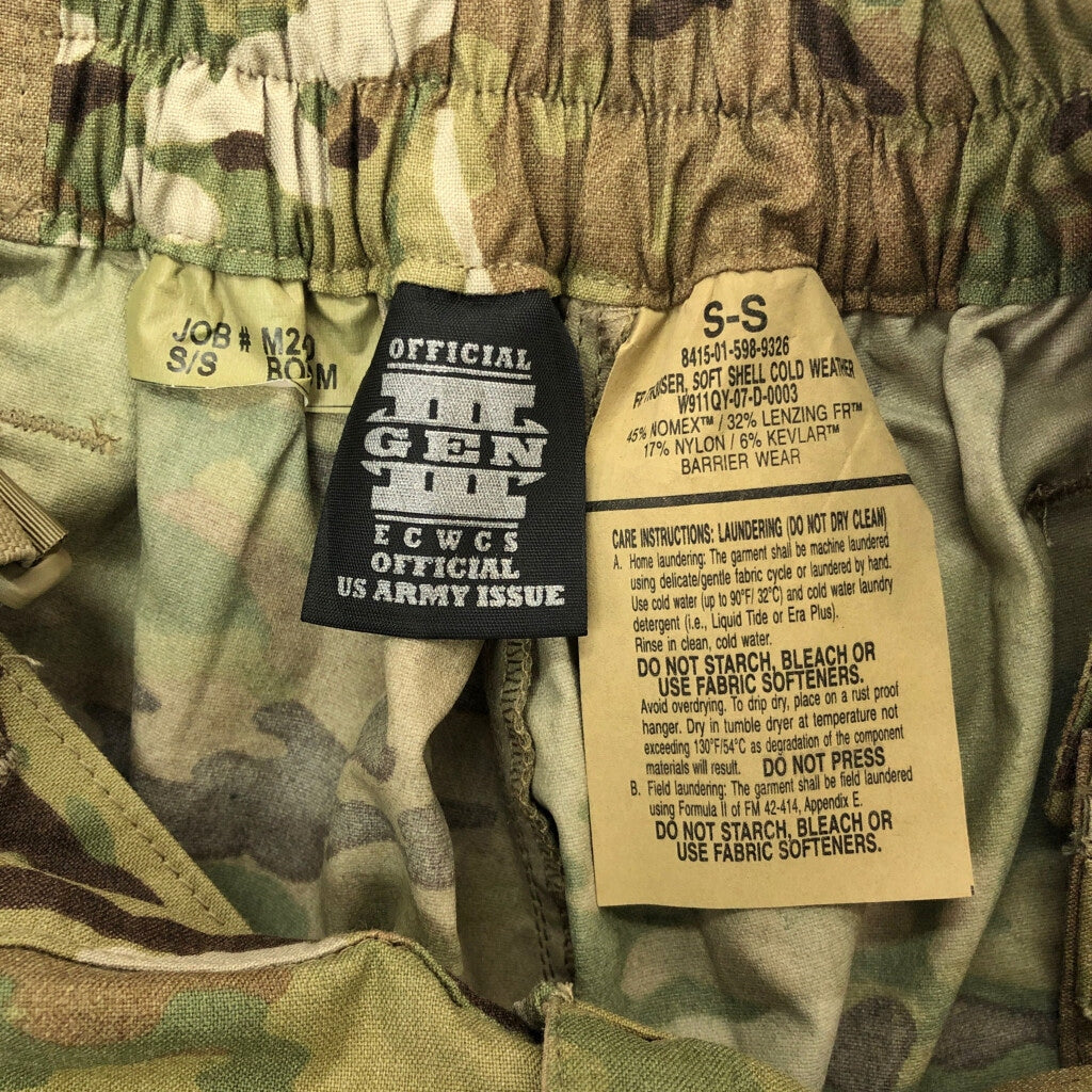 00s U.S. ARMY ECWCS GEN3 Level5 Softshell Military Pants