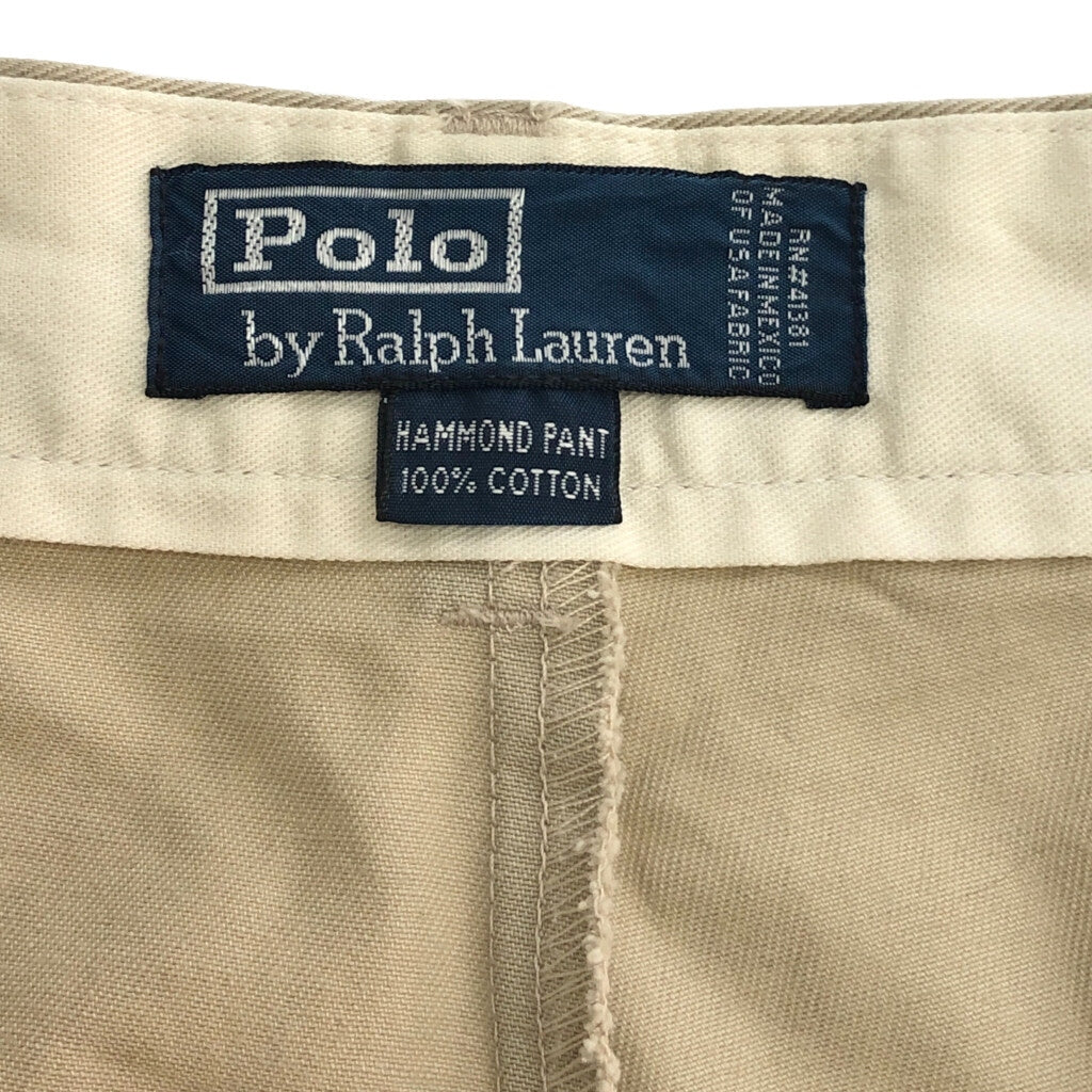 90s Polo by Ralph Lauren HAMMOND PANT Chino Pants