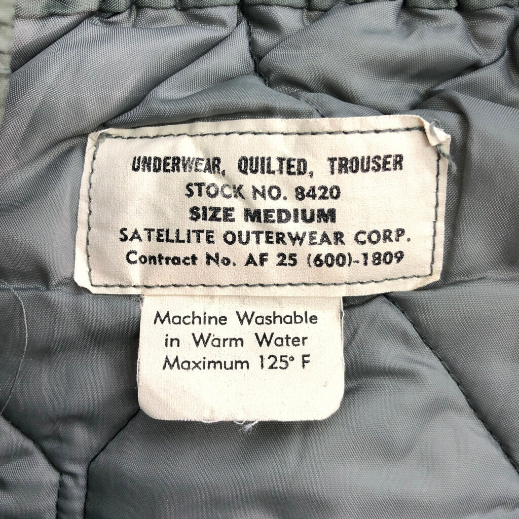 60s U.S.AIRFORCE CWU-9/P Quilting Liner Military Pants