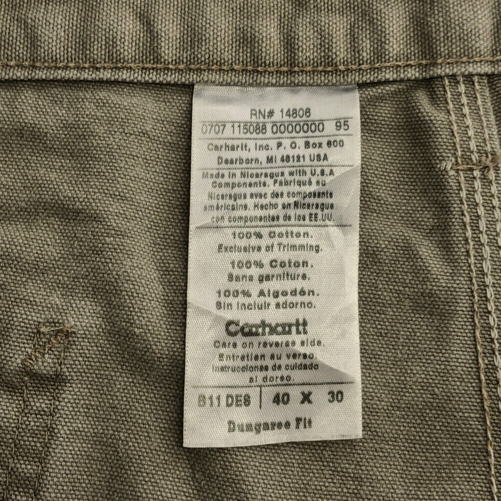 00s Carhartt Duck Painter Painter Pants