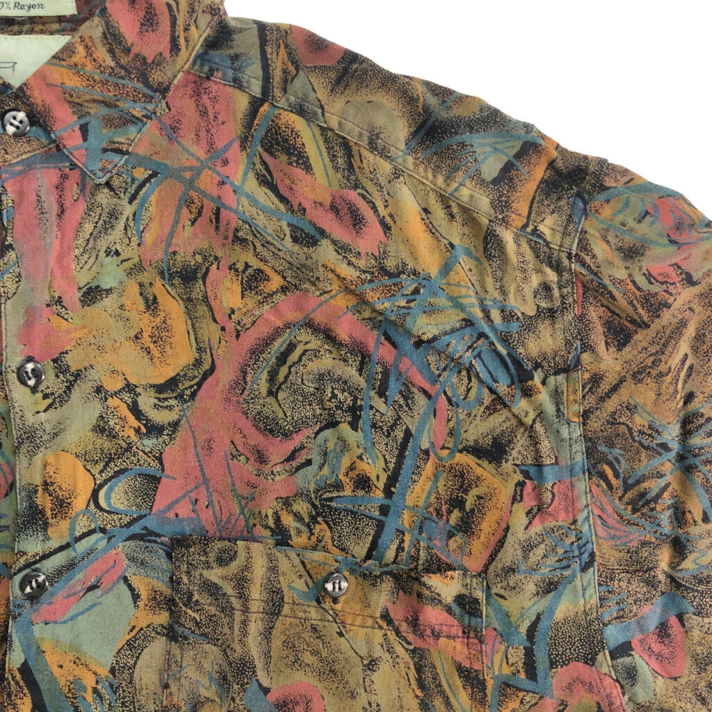 80s GOOUCH Patterned Shirt