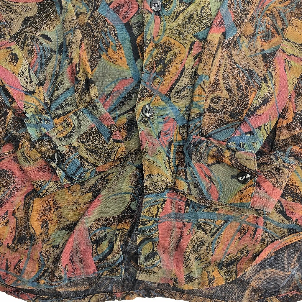 80s GOOUCH Patterned Shirt