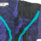 90s CITY STREETS 3D Knit Sweater