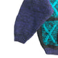 90s CITY STREETS 3D Knit Sweater