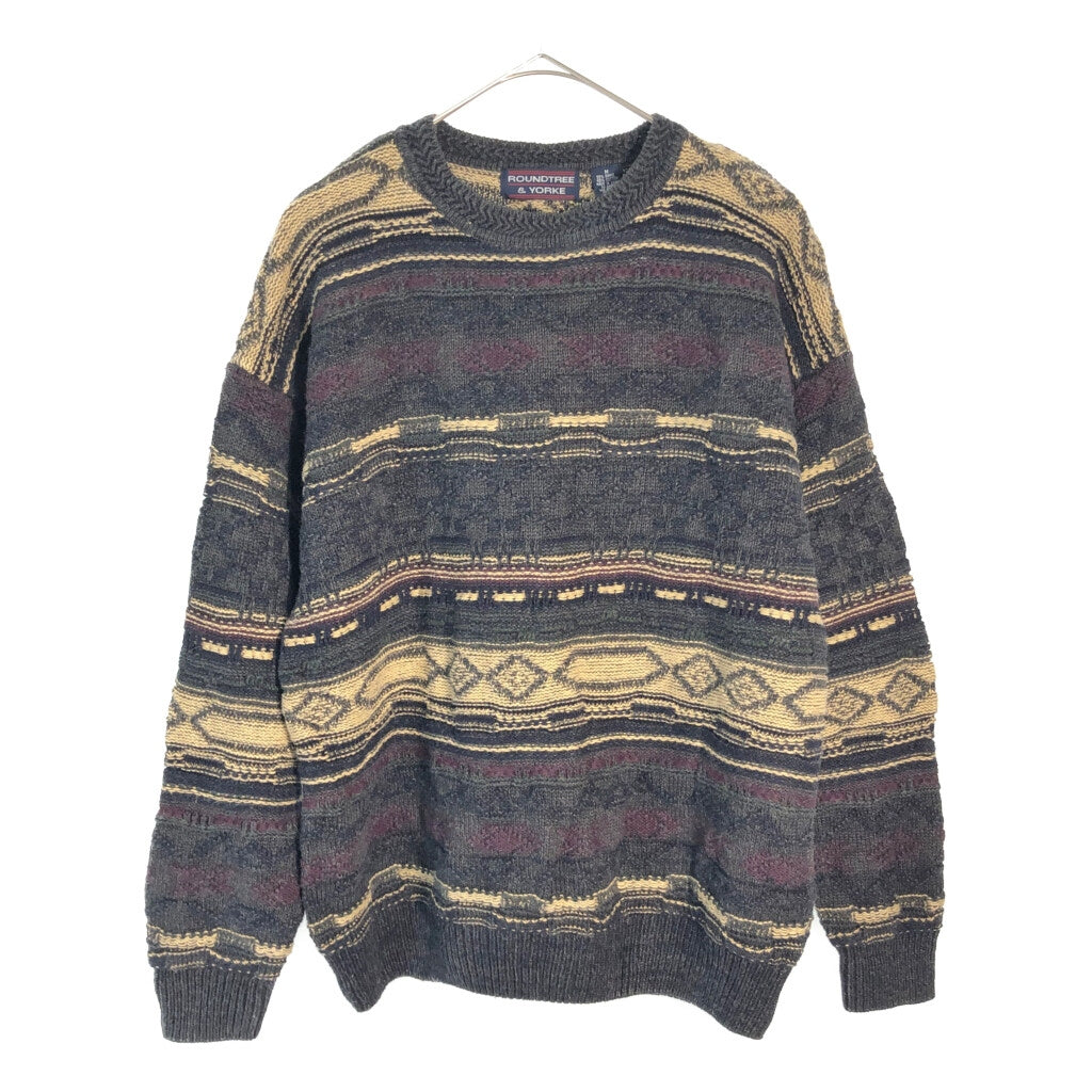 ROUNDTREE & YORKE 3D Knit Sweater