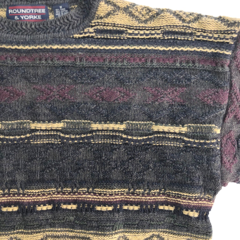 ROUNDTREE & YORKE 3D Knit Sweater