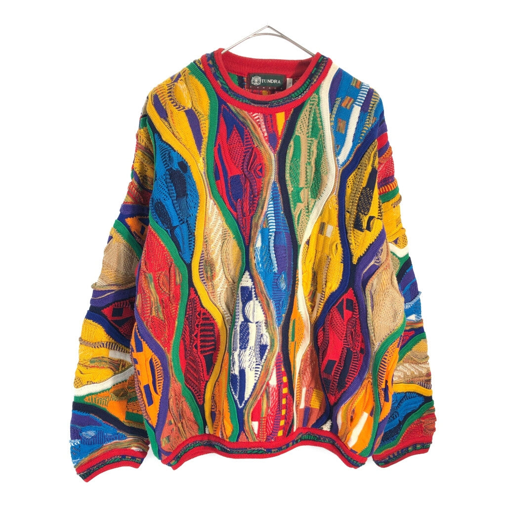 90s TUNDRA 3D Knit Sweater