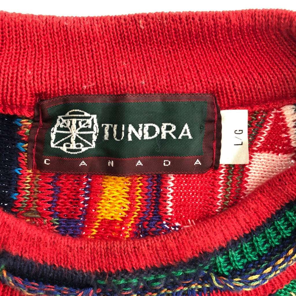 90s TUNDRA 3D Knit Sweater