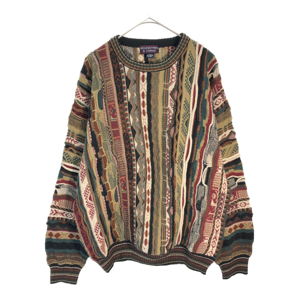 ROUNDTREE & YORKE 3D Knit Sweater