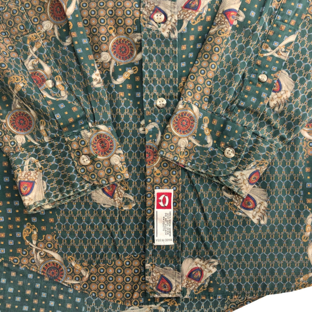 90s ABBEVILLE COLLECTION Patterned Shirt