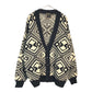 90s PAOLO CONTI Patterned Cardigan