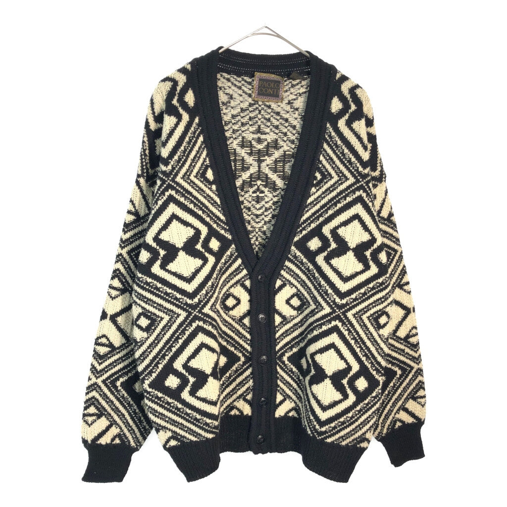 90s PAOLO CONTI Patterned Cardigan