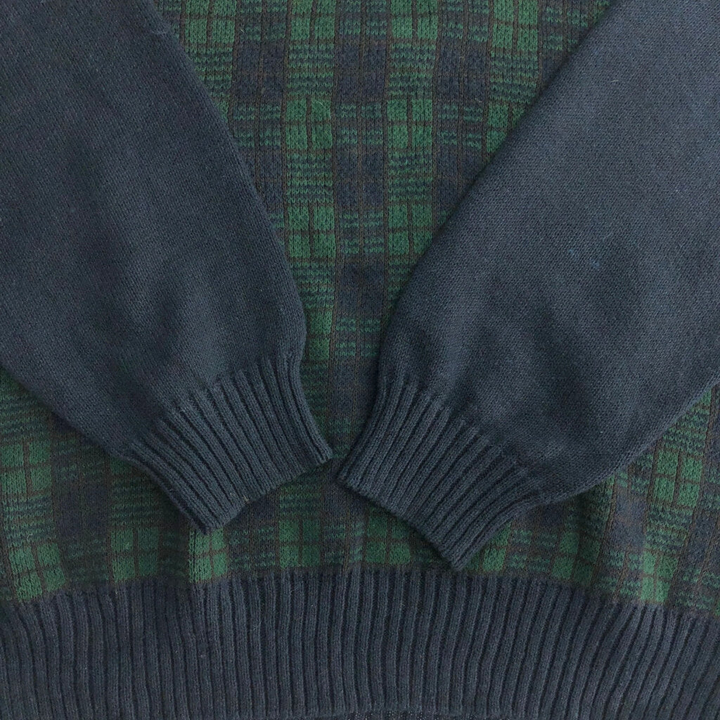 90s IVY CREW Knit Polo Shirt