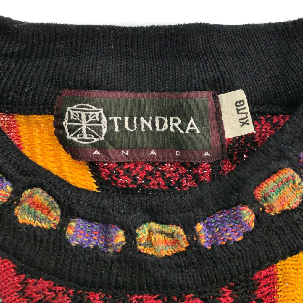 90s TUNDRA 3D Knit Sweater
