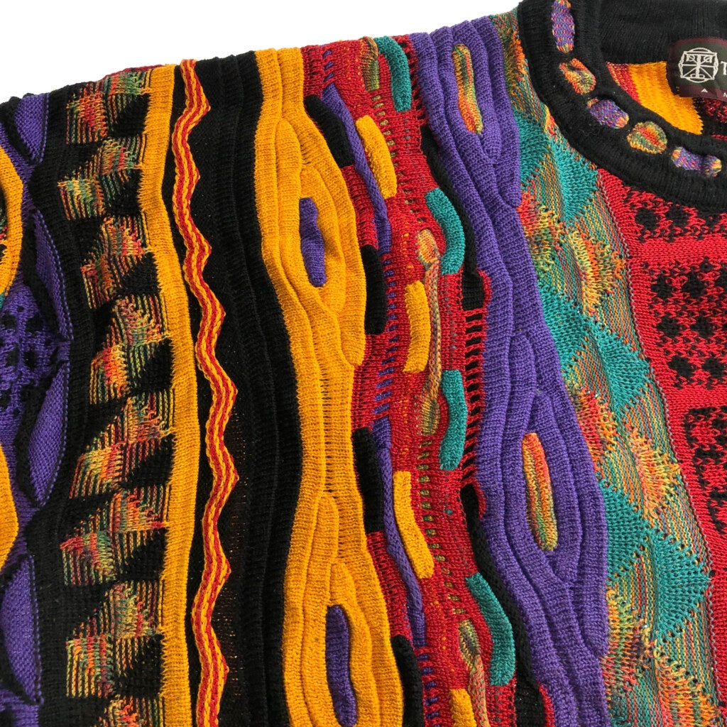 90s TUNDRA 3D Knit Sweater