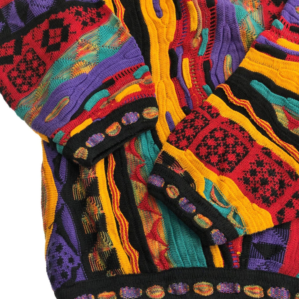 90s TUNDRA 3D Knit Sweater