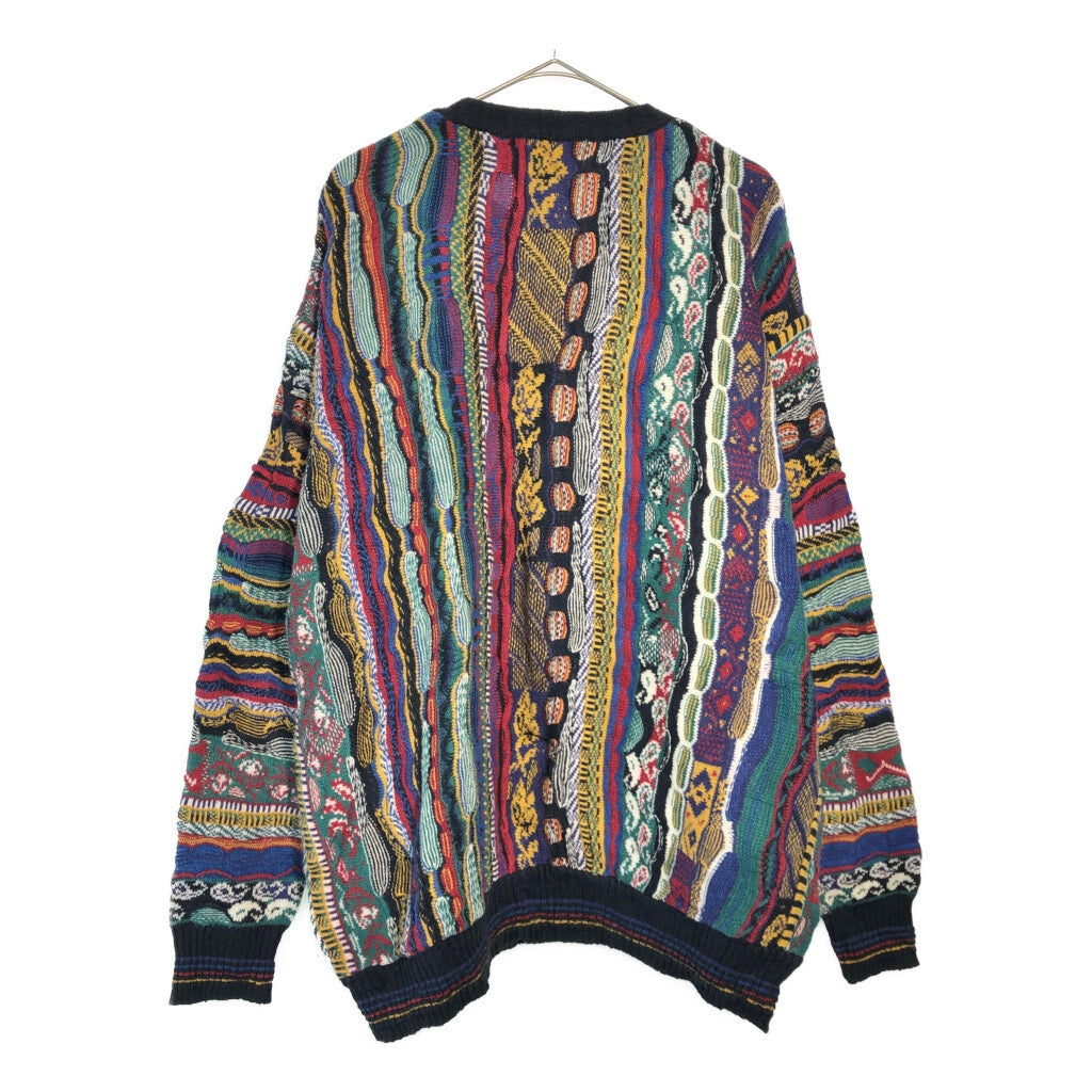 90s COTTON TRADERS 3D Knit Sweater