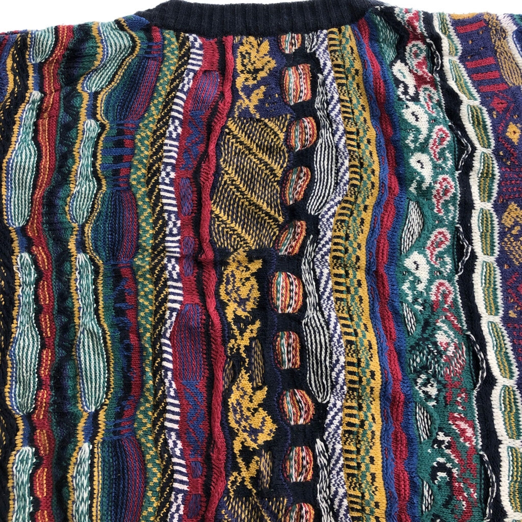 90s COTTON TRADERS 3D Knit Sweater