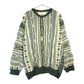 90s 3D Knit Sweater