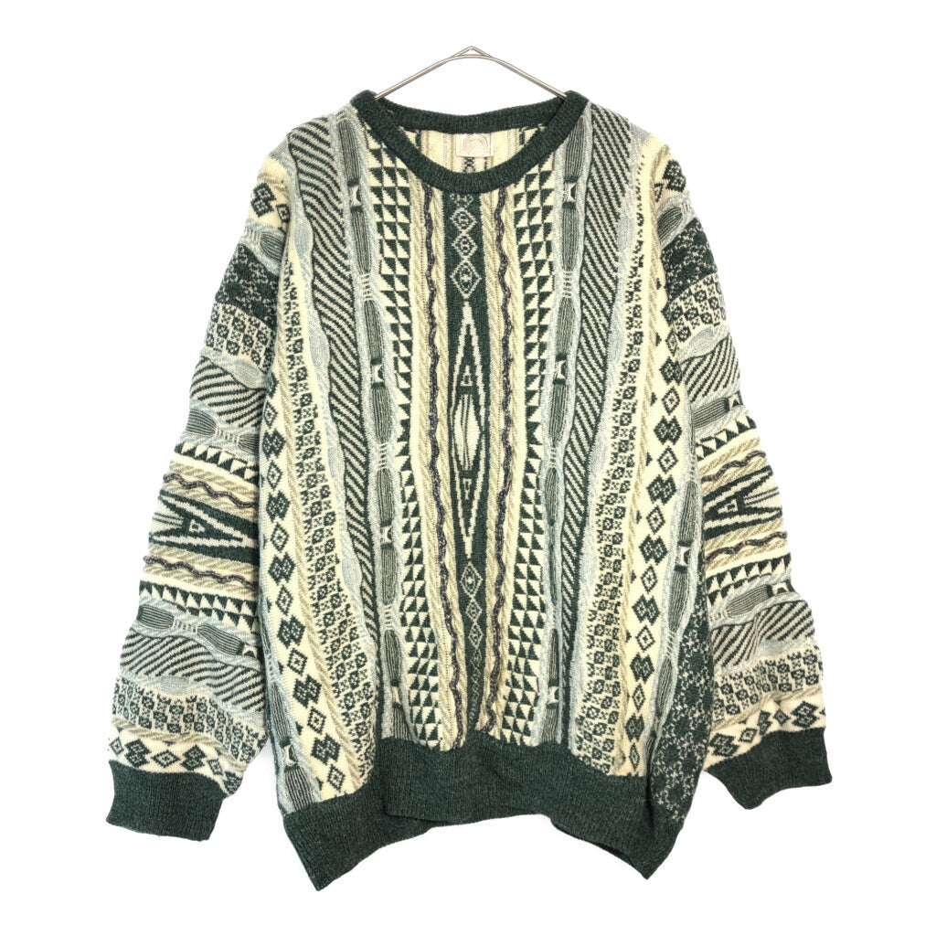 90s 3D Knit Sweater