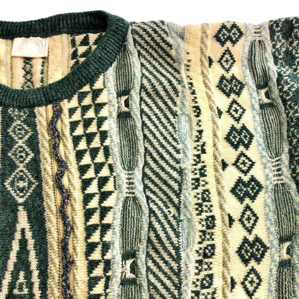 90s 3D Knit Sweater