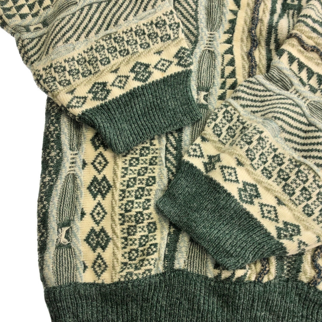 90s 3D Knit Sweater