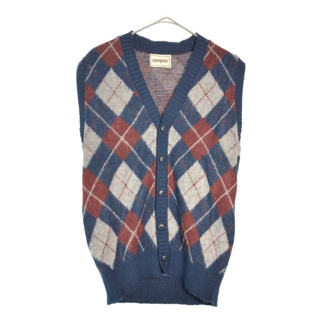 80s CAMPUS Knit Sweater Vest
