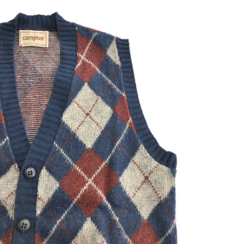 80s CAMPUS Knit Sweater Vest