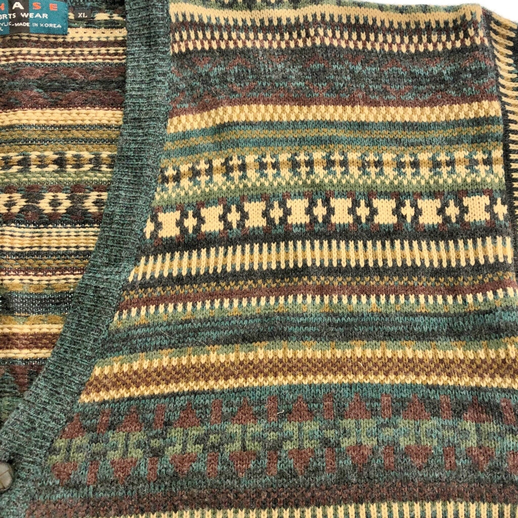 CHASE AUTHENTICS Patterned Cardigan