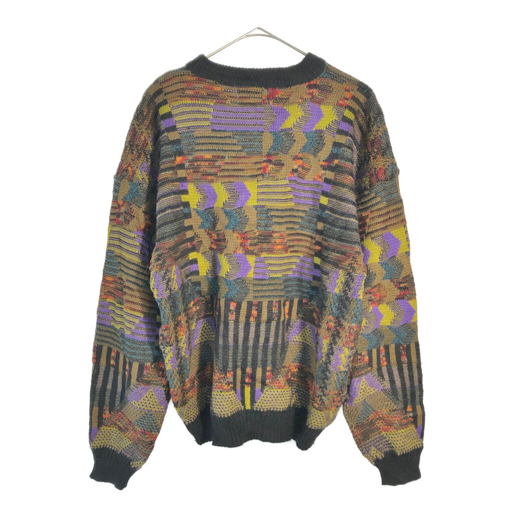 90s EXPRESSIONS WORLDWIDE 3D Knit Sweater