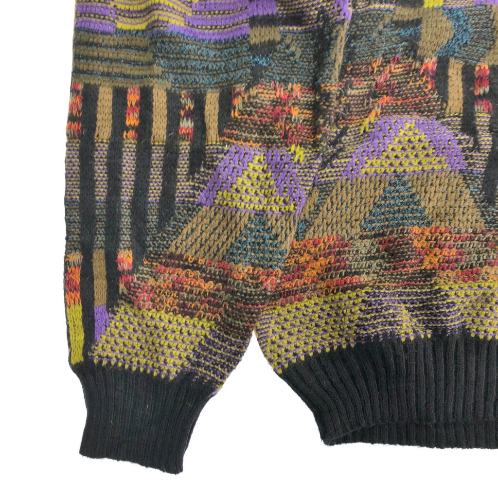 90s EXPRESSIONS WORLDWIDE 3D Knit Sweater