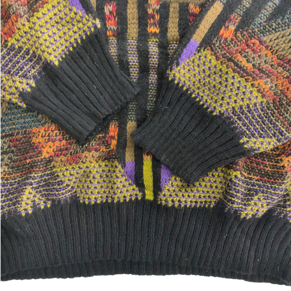 90s EXPRESSIONS WORLDWIDE 3D Knit Sweater