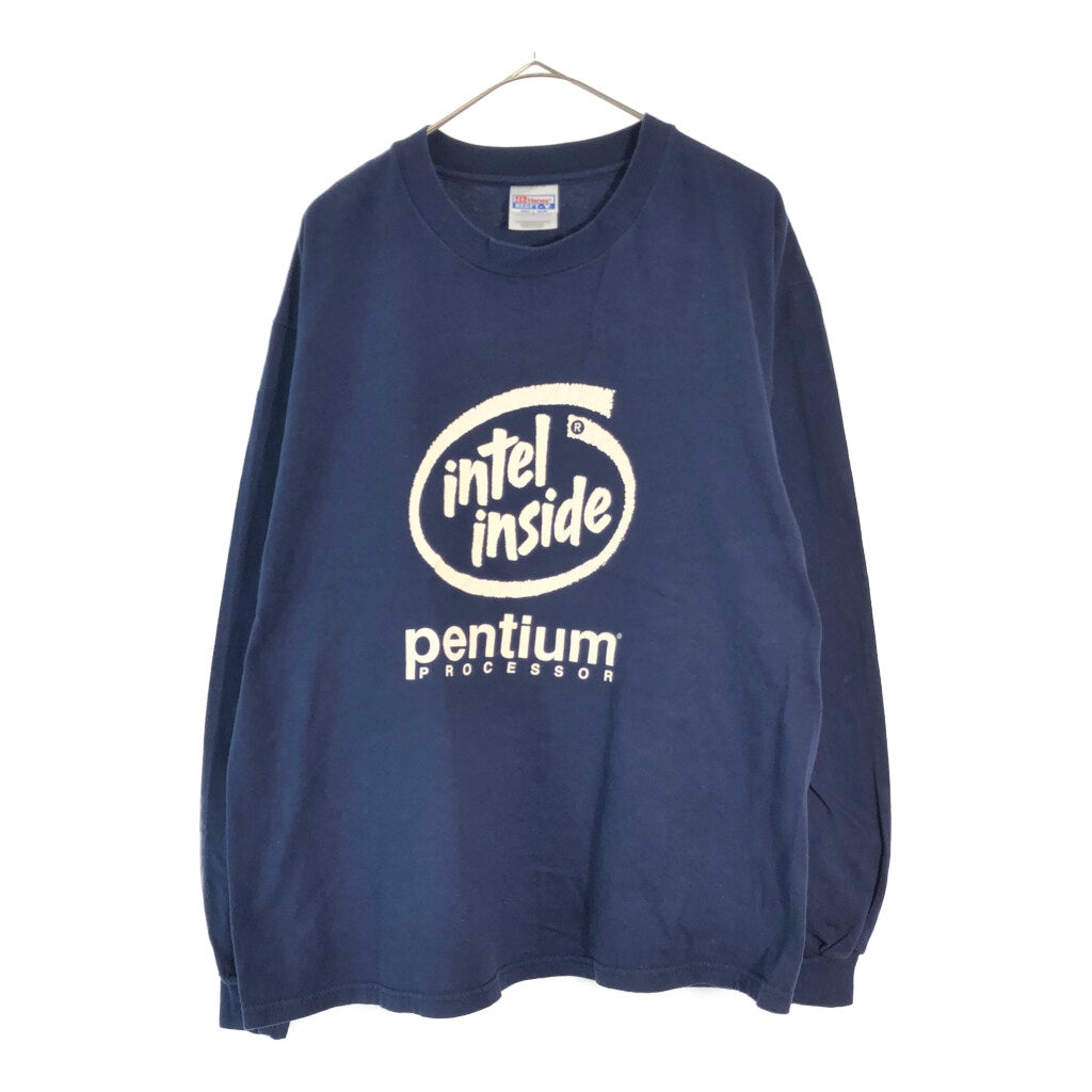 90s Hanes BEEFY-T Company Long Sleeve T-Shirt