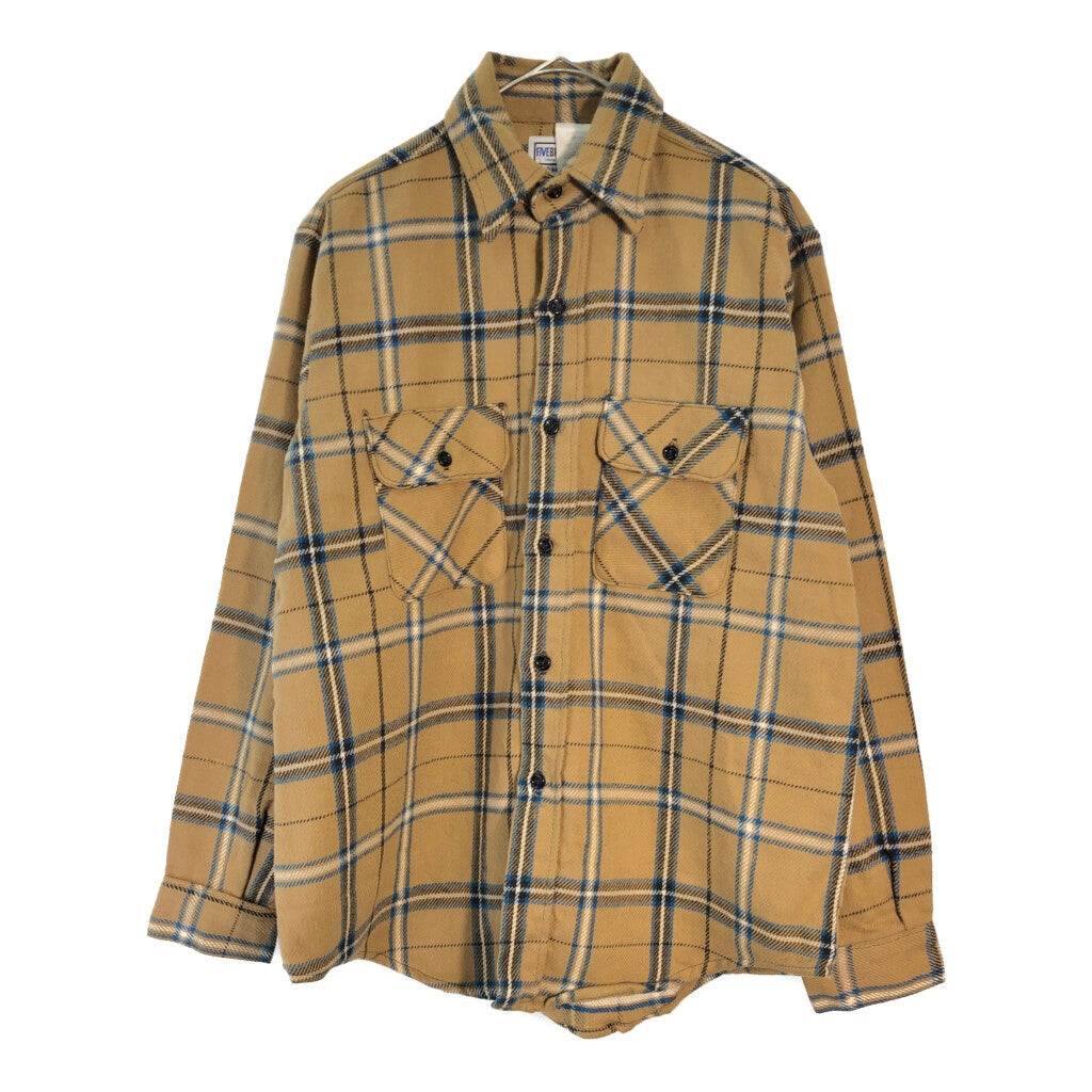 70s FIVE BROTHER Flannel Shirt