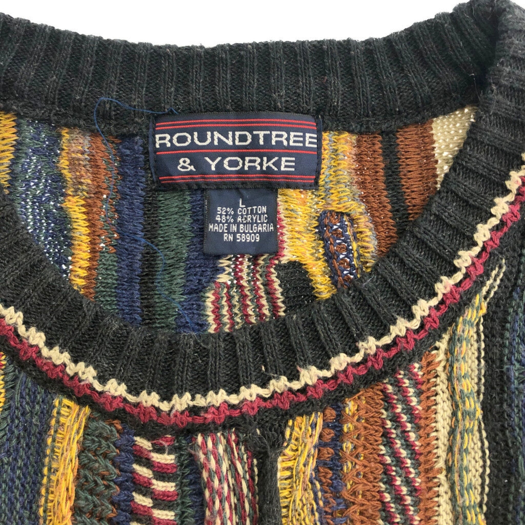 ROUNDTREE & YORKE 3D Knit Sweater