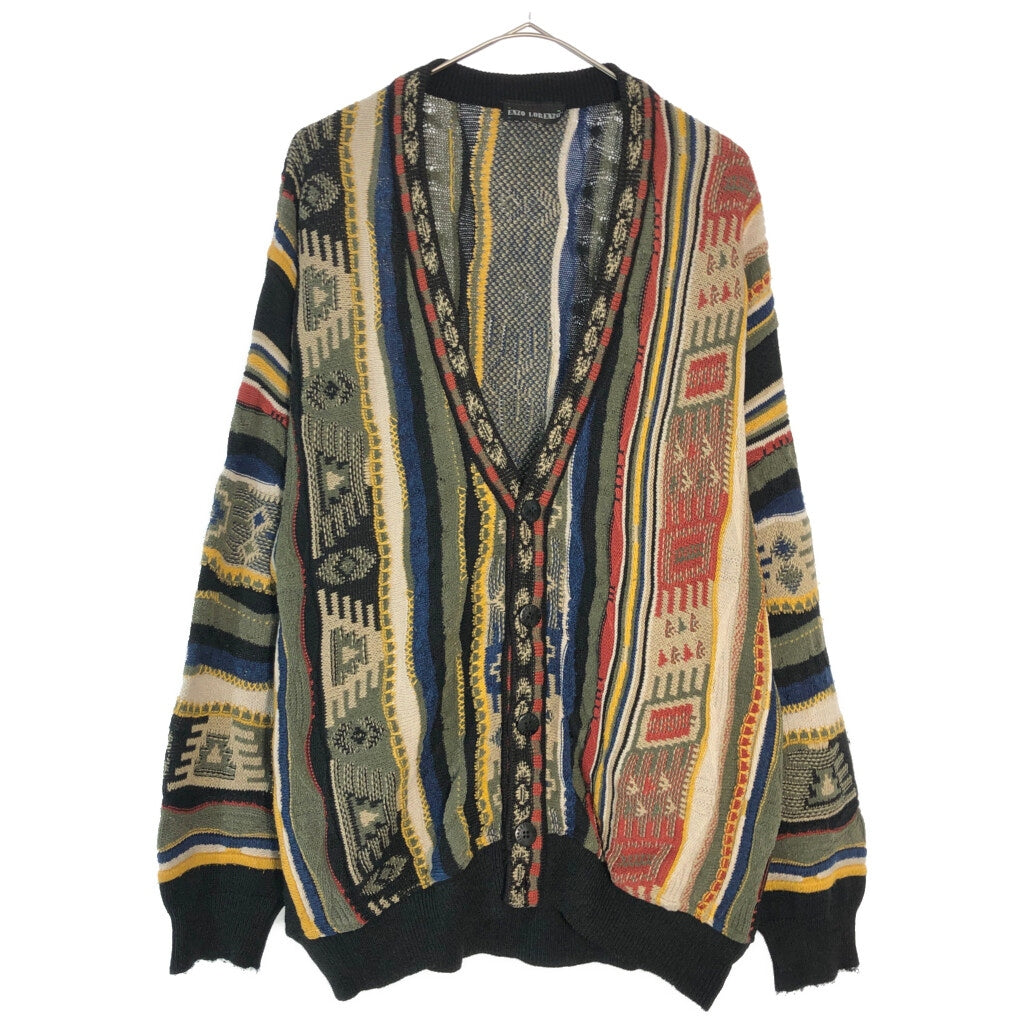 ENZO LORENZO Patterned Cardigan