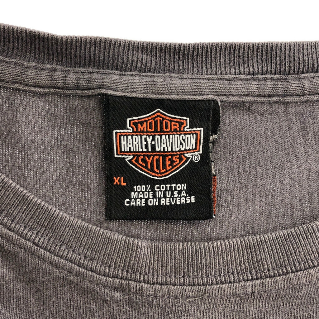 00s HARLEY DAVIDSON Motorcycle Long Sleeve T-Shirt